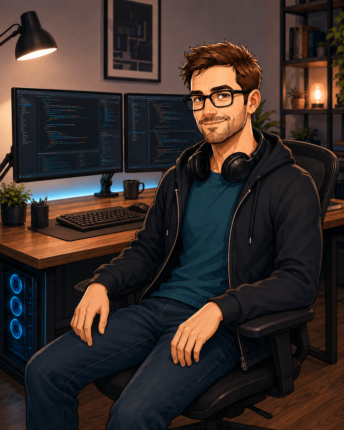 Illustration de Yann, assistant IA de LinkExpress